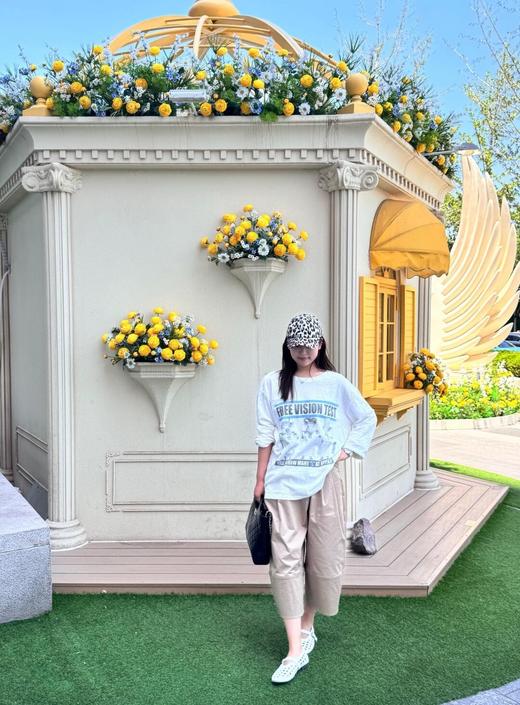 Epide Prefa*b小猪视力表/花枝鼠邮票 搞怪印花宽松长袖T恤 商品图9