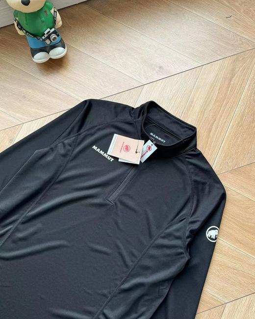 F031415春季长袖立领透气速干半拉拼色款训练衣男女同款 商品图13