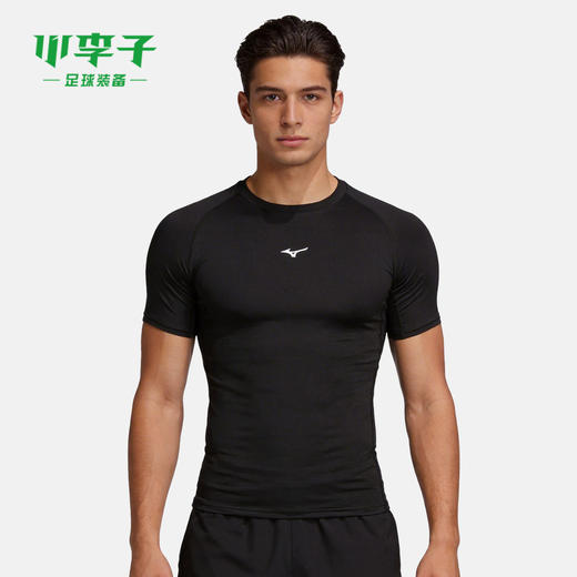小李子Mizuno美津浓足球运动训练紧身短袖成人男C2CA63Z309 商品图0