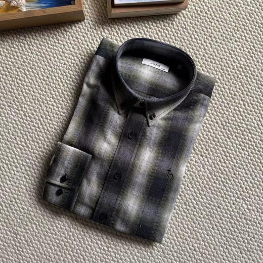 F031468秋季男士休闲通勤柔软透气衬衣长袖衬衫潮 商品图7