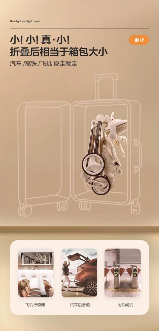 飞利浦新安怡婴儿车推车可坐可躺0到3岁宝宝遛娃神器智能哄娃溜娃 商品图11