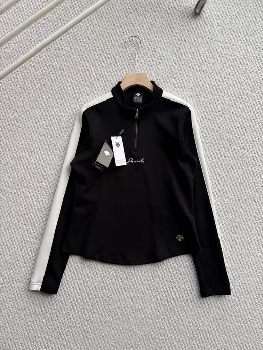点此购买 迪桑特WOMEN’S SKI STYLE系列女士半拉链长袖针织衫 LL 342287 商品图1