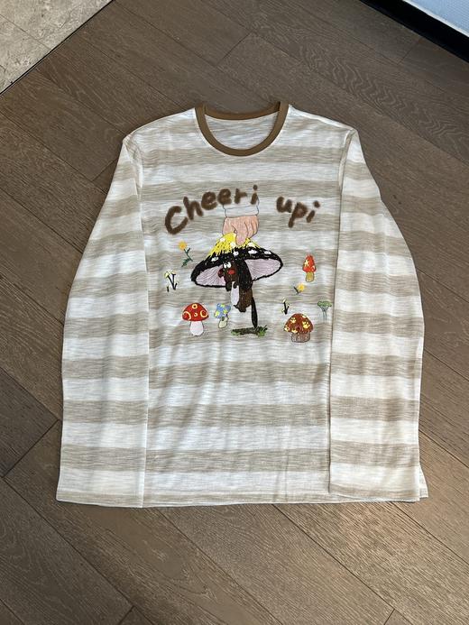 CHE*R UP设计师拔蘑菇小狗长袖T恤 商品图9