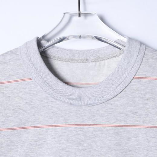 26T620SDSA男装2026新款高贵轻奢日系百搭条纹圆领短袖T恤时尚宽松上衣 商品图2