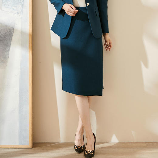 剩S 【高腰半身裙】春秋时尚通勤百搭直筒半裙 商品图0