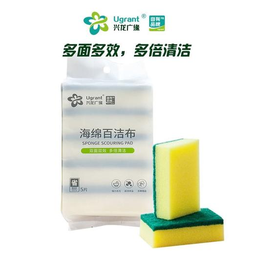 兴龙广缘5片海绵百洁布 商品图0