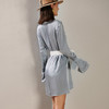剩L/XL 芳外春季新款顺滑亲肤宽松显瘦连衣裙飞飞袖醋酸衬衫裙子0113 商品缩略图4