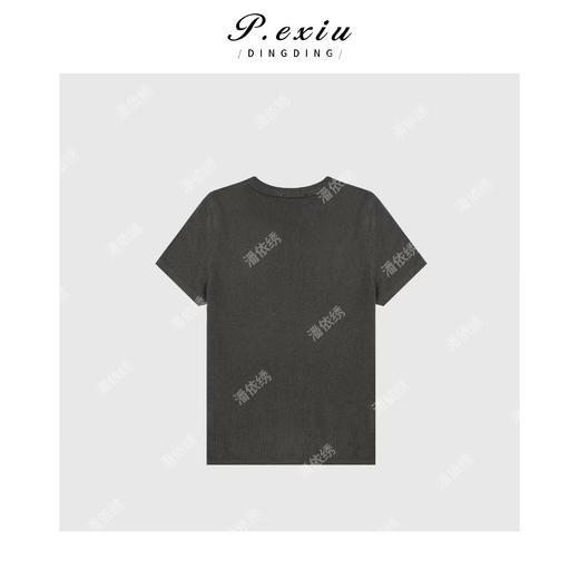 03-3潘依绣丁丁宠粉简约百搭圆领短袖T恤Q5193 商品图1