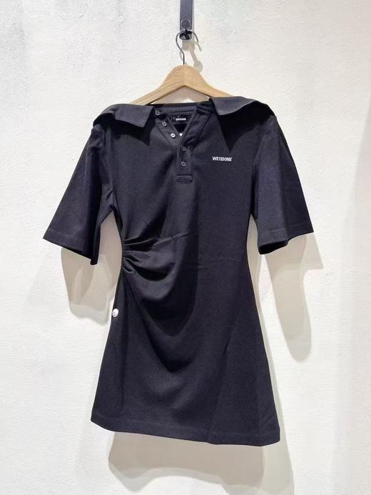 女款polo领短袖连衣裙he 商品图0