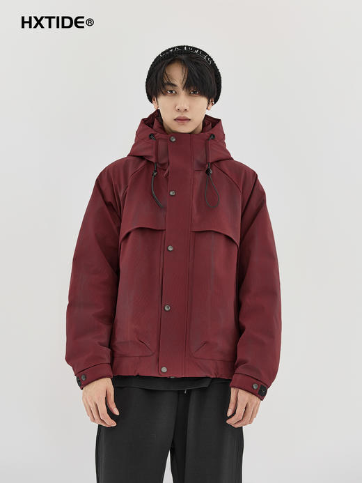 【新品上新】HX 冬季短款带帽羽绒服S100544088101 商品图0