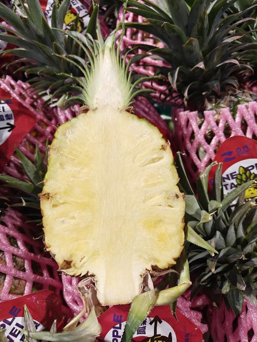 【爆品回归】树上熟古法凤梨/玫瑰凤梨，几乎纯甜，香味浓，青皮带一丝黄也好吃，连中间的心都是甜的！ 商品图2