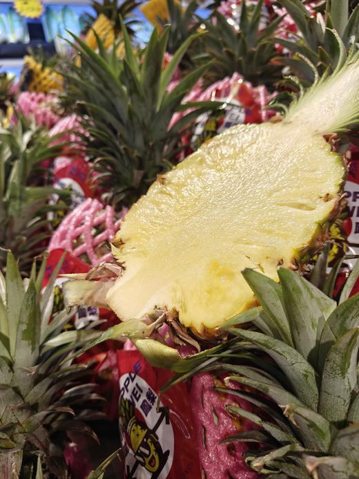 【爆品回归】树上熟古法凤梨/玫瑰凤梨，几乎纯甜，香味浓，青皮带一丝黄也好吃，连中间的心都是甜的！ 商品图0