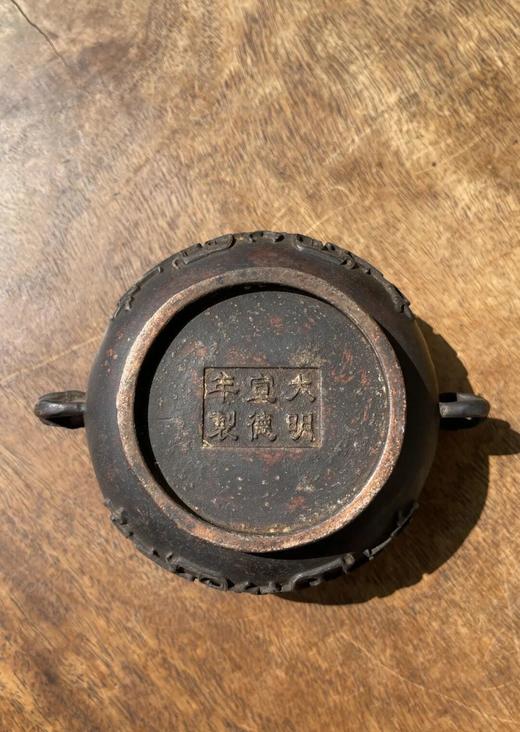 螭龙纹象耳宣德式青铜炉 ，顺丰包邮 商品图4