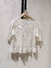 女款褶皱短袖上衣ba 商品缩略图1