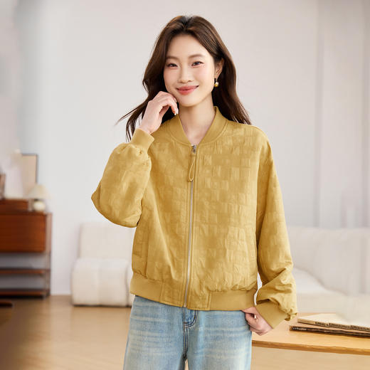 百媚生 早春小个子夹克拉链外套BKHP9903 商品图3