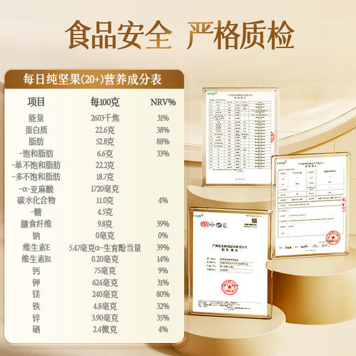 【品牌自营】孕味食足纯坚果每日坚果礼盒健康孕妇零食大礼包早餐健康混合果仁 商品图6