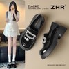 ZHR小个子亮面乐福鞋2025秋季新款皮鞋厚底英伦风增高脚蹬乐福鞋 商品缩略图1
