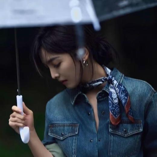 复古花纹丝巾 女系脖高奢感方巾 2026新款搭配衬衫头 巾腰带装饰屁帘 商品图3