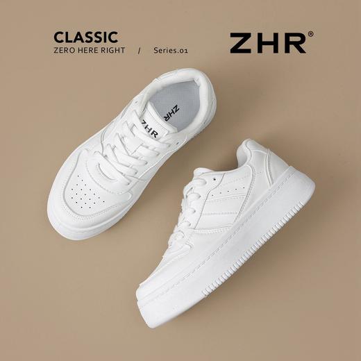 ZHR则则厚底增高小白鞋女2026春季新款透气舒适运动鞋休闲板鞋子 商品图7