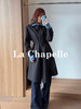 专柜实拍【千元品质】拉夏贝尔/La Chapelle随性慵懒风！翻领抽绳显瘦排扣百搭外套简约高级通勤长款质感风衣 商品缩略图3