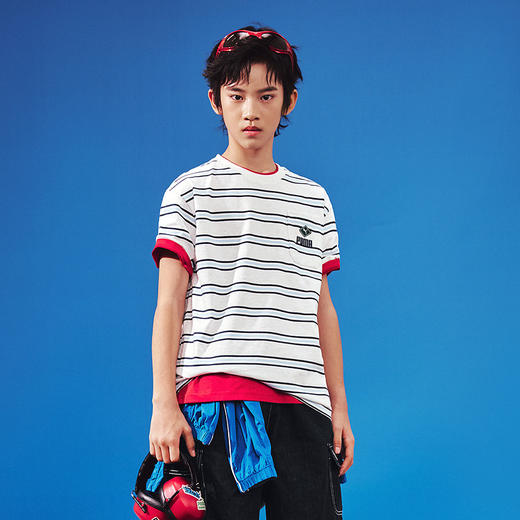 PUMA彪马童装2026夏季新款儿童男童短袖T恤凉感吸湿速干时尚 商品图4