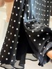【2026新款！包臀鱼尾裙】波点醋酸缎面丝滑拼接半身裙 女2026春夏季新款包臀鱼尾裙开叉长裙 商品缩略图3