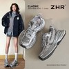 【头层猪皮】ZHR璀璨细钻老爹鞋子ins潮鞋潮女鞋隐形增高鞋运动鞋 商品缩略图1