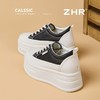 ZHR【秒高8.5CM】厚底小白鞋女小个子内增高休闲鞋百搭轻便运动鞋 商品缩略图4