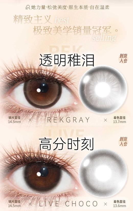 KiraFairy &Kirasecret半年抛128/副228/2副288/3 副310/4副,透明稚泪 商品图2