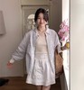 【浅幼 春日条纹衬衫】80-145斤可穿，版型宽松垂顺，面料轻薄舒适柔软，上身百搭文艺风！ 商品缩略图4