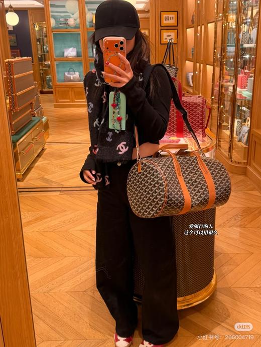 一店d 重磅❗️𝐆𝐨𝐲𝐚𝐫𝐝 𝐁𝐚𝐫𝐫𝐞𝐥𝟒𝟎旅行包🧳 这款40尺寸的桶包戈雅自带慵懒松弛，不大不小刚刚好，除了短途旅行日常背也不违和 商品图4