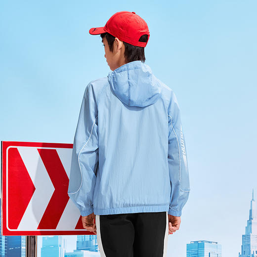 PUMA彪马童装2026夏季新款儿童男童梭织便服防晒衣连帽轻薄 商品图3
