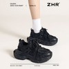 【增5.5cm】ZHR则则高校风厚底老爹鞋女2025春秋显脚小运动休闲鞋 商品缩略图4