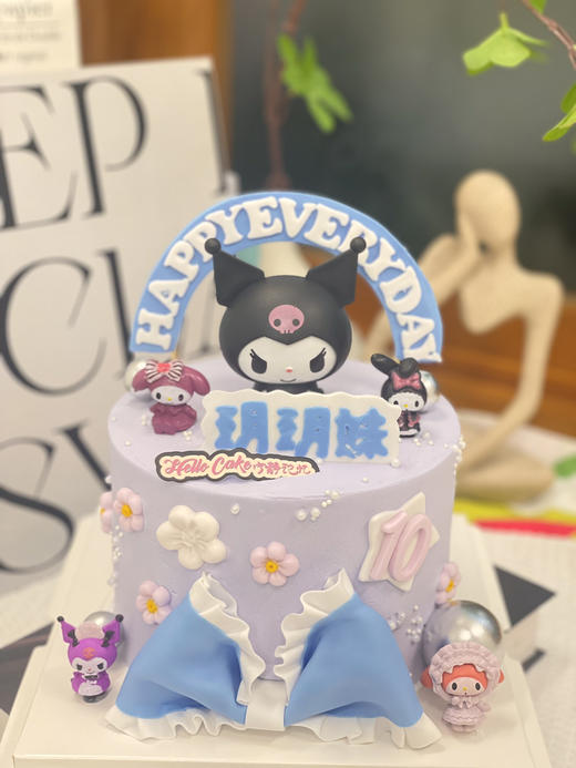 库洛米翻糖奶油蛋糕 下单前请仔细阅读商品详情 商品图0