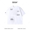 SG8752SDSA男装2026新款高贵轻奢美式简约撞色印花字母圆领短袖T恤百搭 商品缩略图1