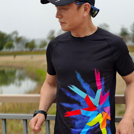 风火轮超轻速干透气高弹马拉松跑步户外越野运动短袖男 商品图3