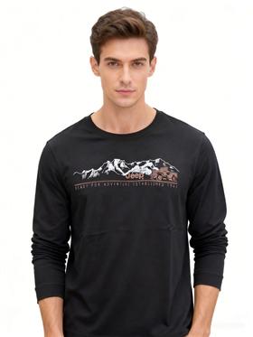 JEEP 79.9元 长袖T恤  (线上线下同时在售不保证有货，活动款不退不换介意勿拍) 650294-TY