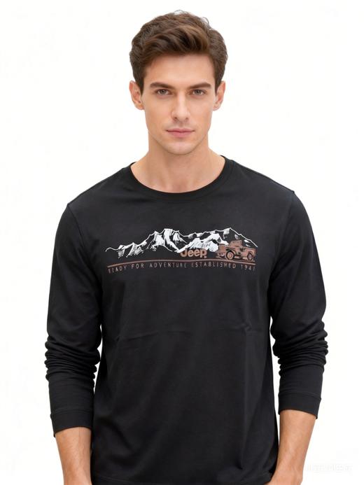 JEEP 79.9元 长袖T恤  (线上线下同时在售不保证有货，活动款不退不换介意勿拍) 650294-TY 商品图0