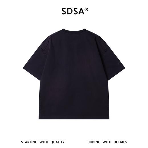 SG8752SDSA男装2026新款高贵轻奢美式简约撞色印花字母圆领短袖T恤百搭 商品图5