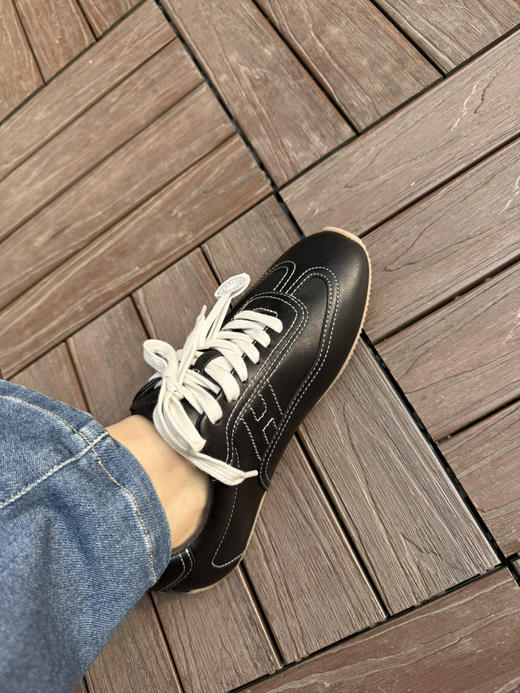 316-7 高端顾客来 大马新款全皮薄底德训鞋 内外全皮 柔韧如蒲草 巨舒适 商品图10