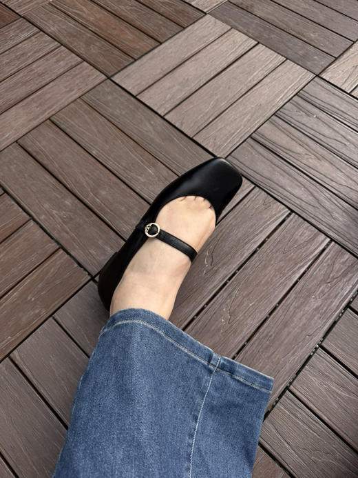 316-4 原材原楦 TB萌萌哒内外全皮 方头搭扣玛丽珍单鞋 适合正常脚和瘦长脚 商品图11