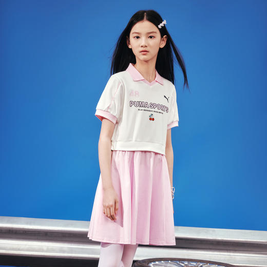 PUMA彪马童装2026夏季新款儿童连衣裙甜美时尚清新运动风 商品图0