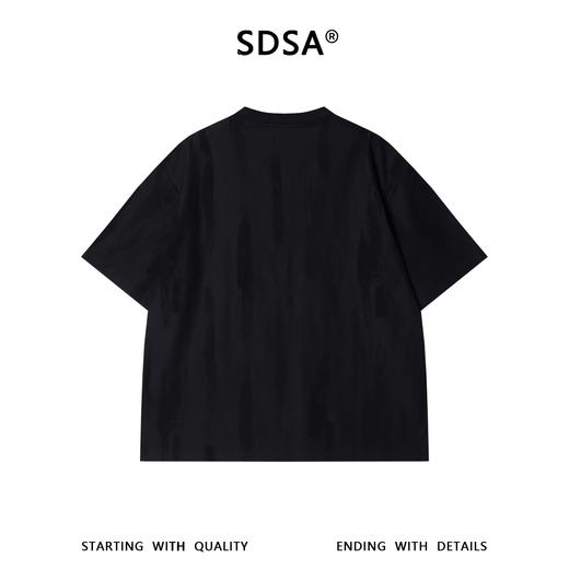 XZ04SDSA男装2026新款高贵轻奢时尚纯色提花圆领短袖T恤百搭宽松上衣 商品图5