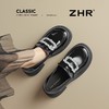 ZHR小个子亮面乐福鞋2025秋季新款皮鞋厚底英伦风增高脚蹬乐福鞋 商品缩略图3