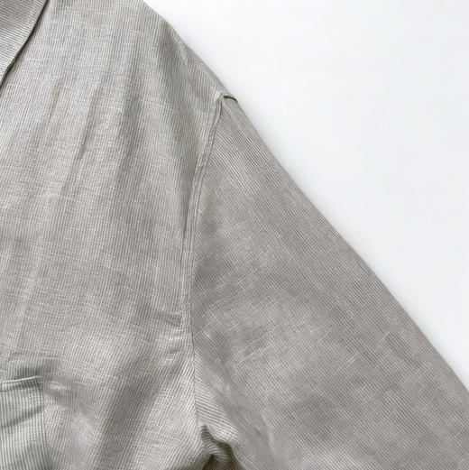 LP纯圆薄款亚麻夹克外套。 自己备注号码。廓形 商品图3