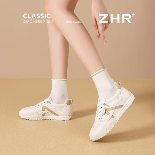 ZHR则则复古超软阿甘鞋德训鞋女鞋2025秋季新款休闲运动鞋小白鞋 商品图6