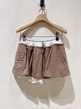 女款拼接短裙zo