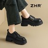 ZHR则则厚底小皮鞋女2025新款英伦风增高单鞋配裙子粗跟JK乐福鞋 商品缩略图9