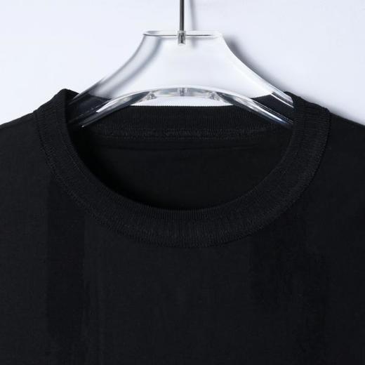 XZ04SDSA男装2026新款高贵轻奢时尚纯色提花圆领短袖T恤百搭宽松上衣 商品图2