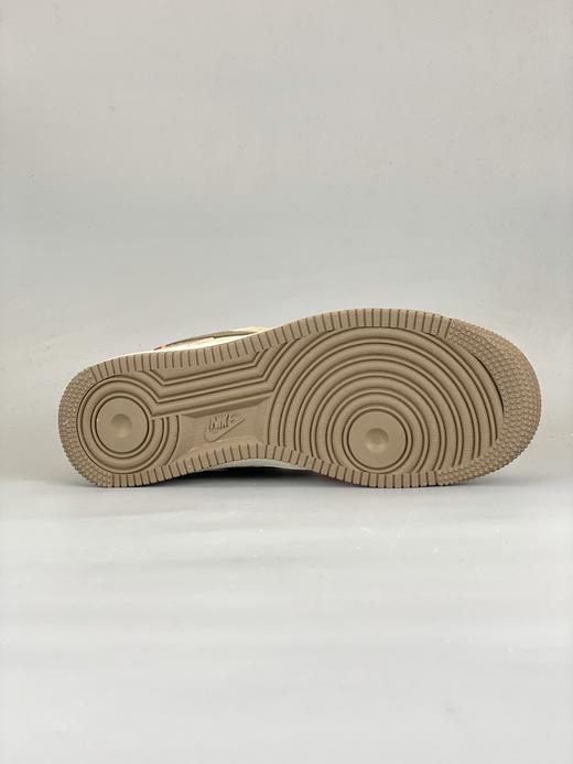 【福利清仓】NIke Air Force 1 '07 Low “马年限定联名——灰白棕”空军一号 大厂纯原品质出货 超高清洁度 皮料切割干净无任何毛边 细节完美 商品图5